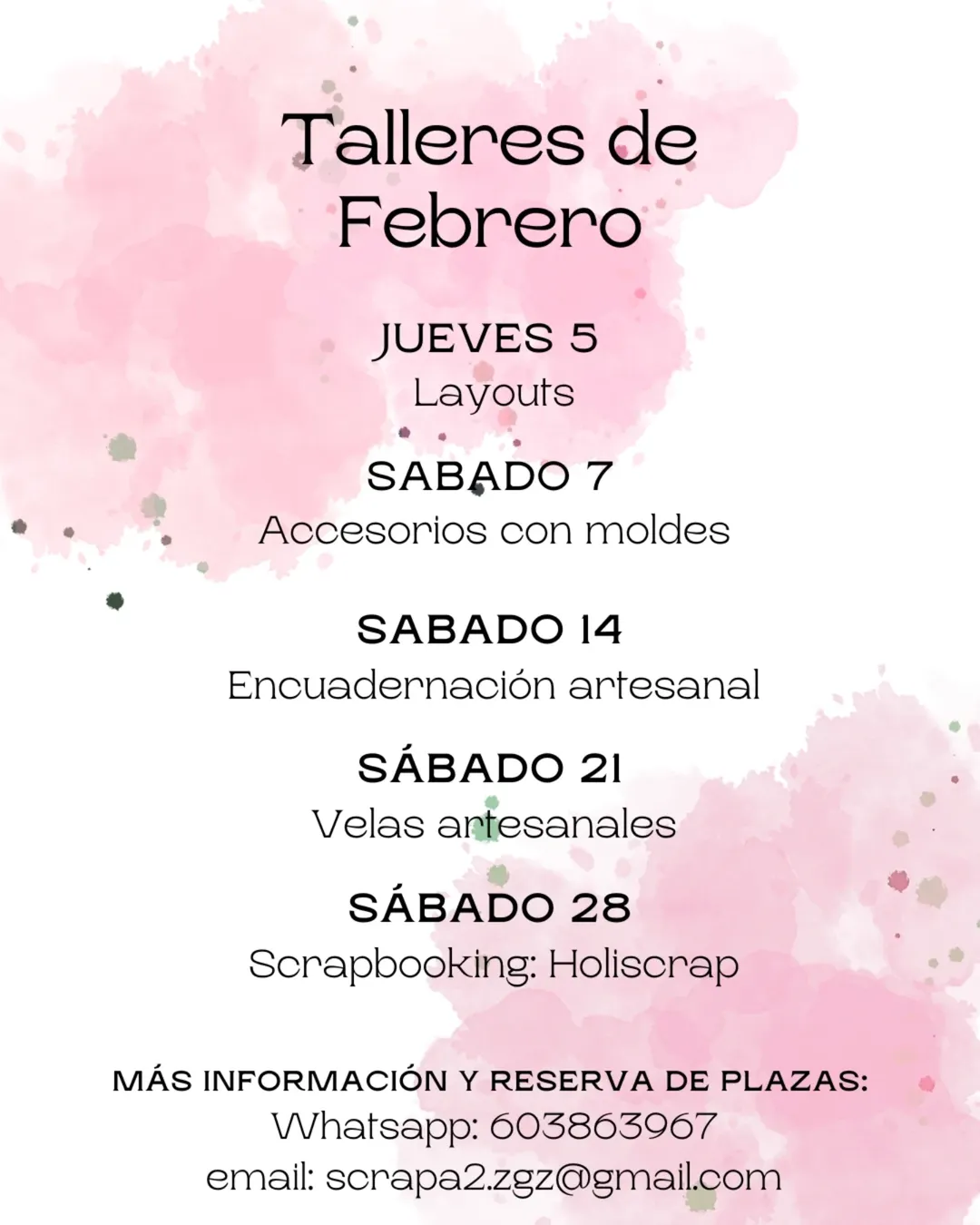 talleres febrero talleres febrero